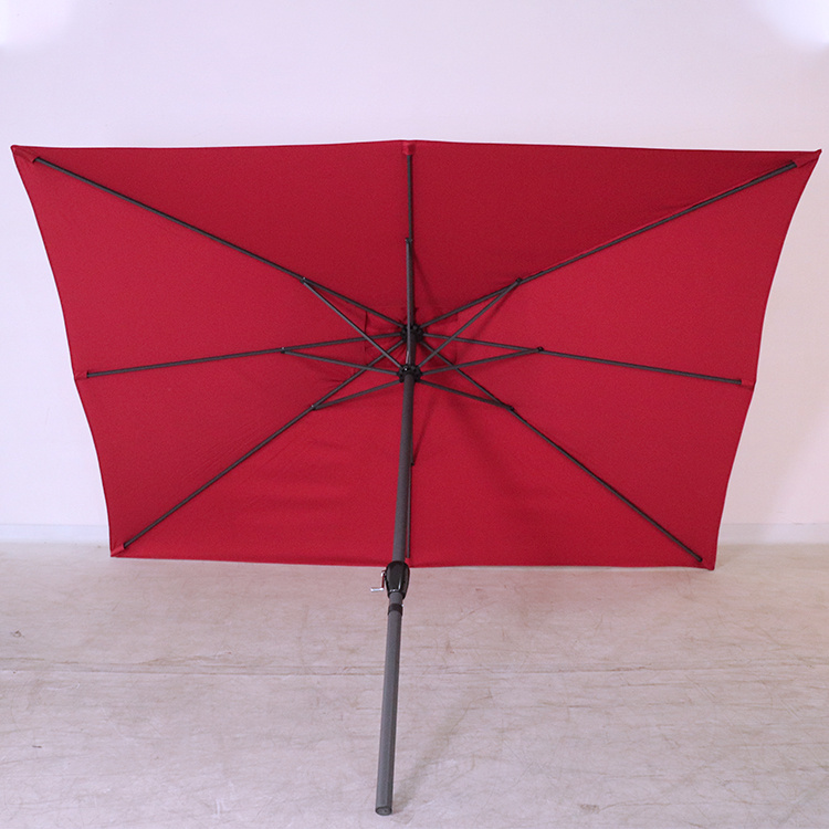 8 x 11ft Rectangular Patio Market Umbrella