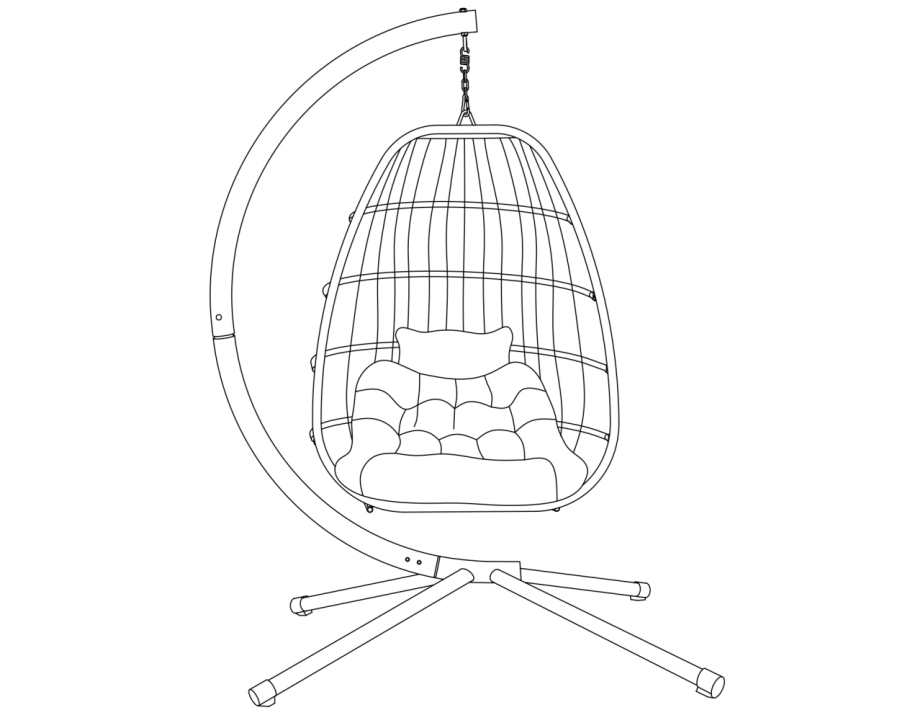 PATIO SWING CHAIR operation guide