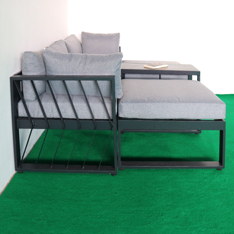 Newest Outdoor Sectional Sofa Set Aluminum