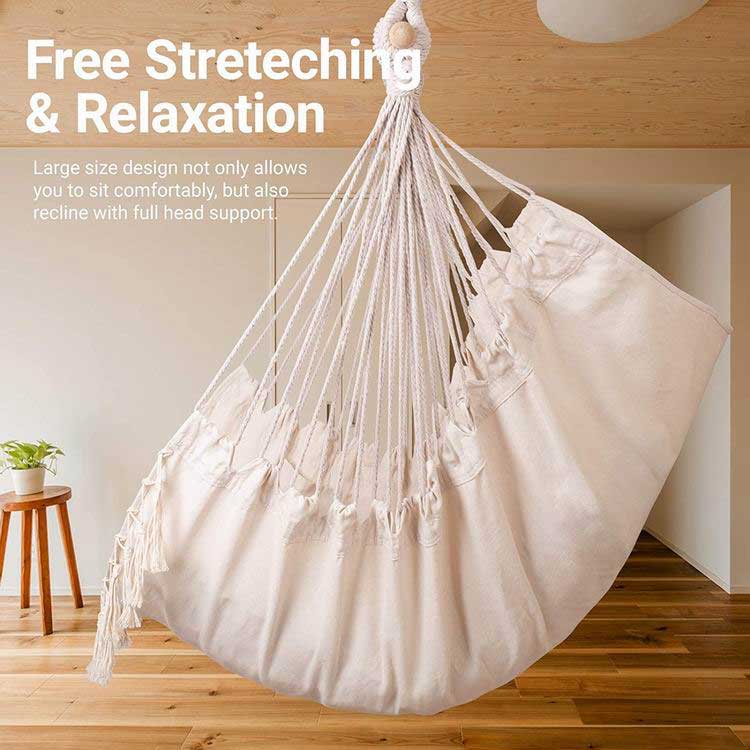 Hanging Cotton Hammock Chair