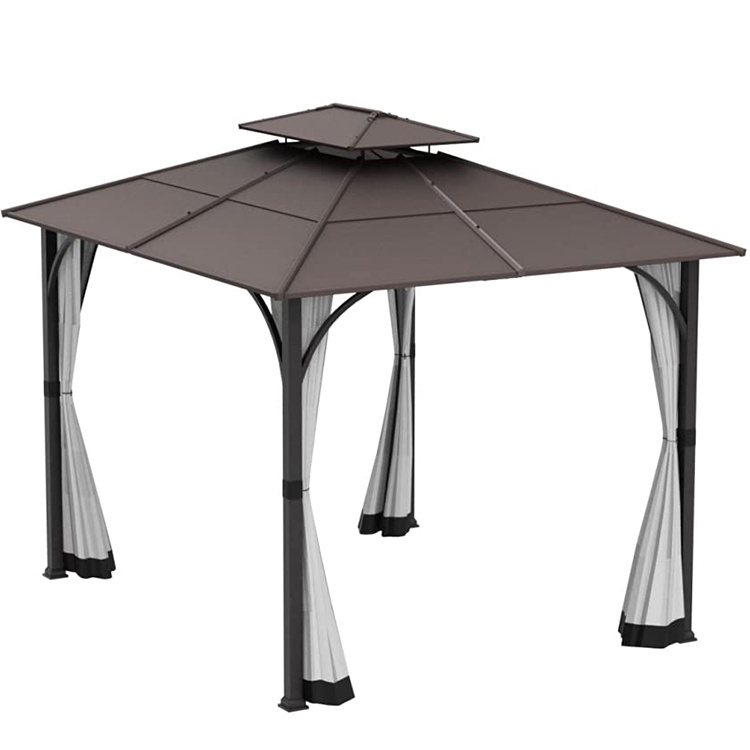 Patio Steel Frame Hardtop Gazebo