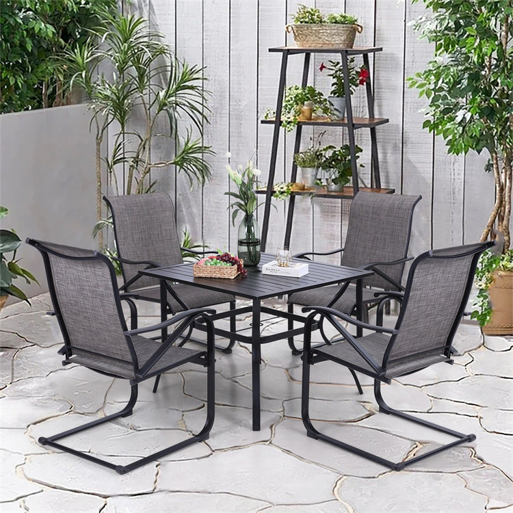 Outdoor 5-Pieces Patio Dining Set