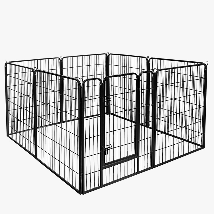 8 Panels Metal Barrier Kennel Fence