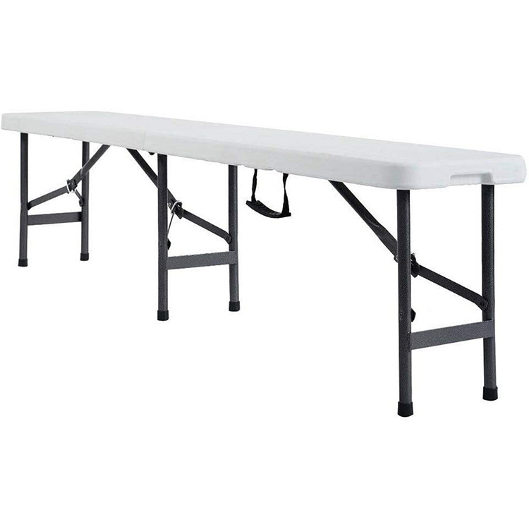 Folding 6FT Plastic Portable Bench