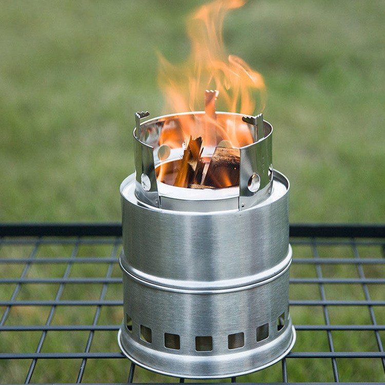 Camping Wood BBQ Stove