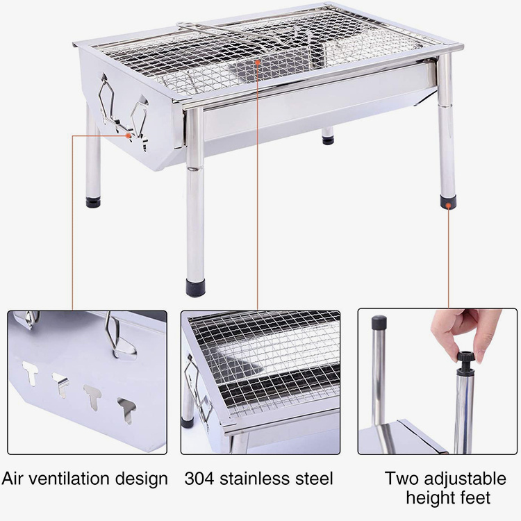 Portable BBQ Grill Small Camping Grill
