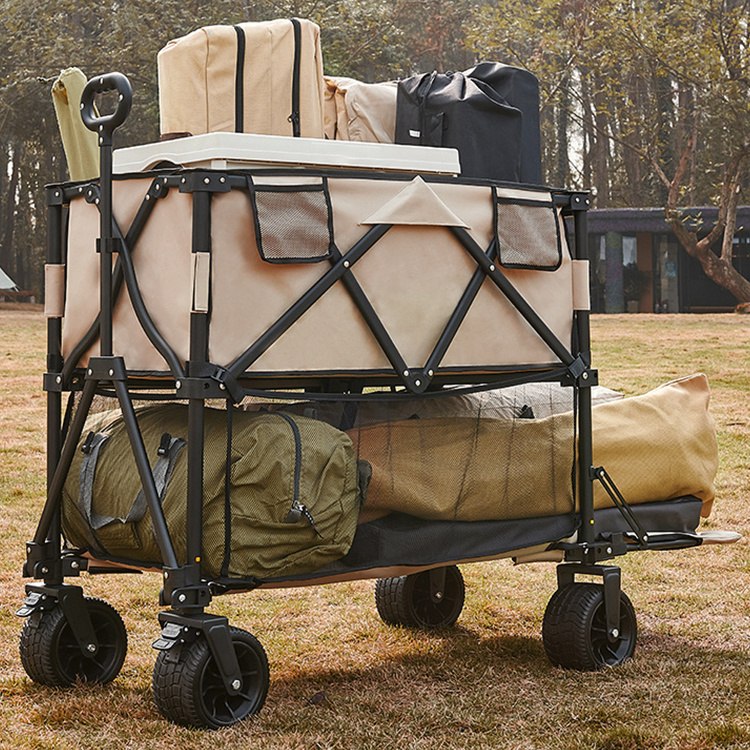 Double Decker Collapsible Wagon Cart