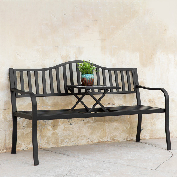 Outdoor Cast Iron Garden Bench Table