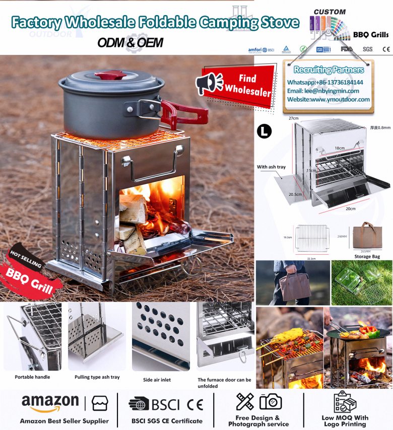  Compact camping stove