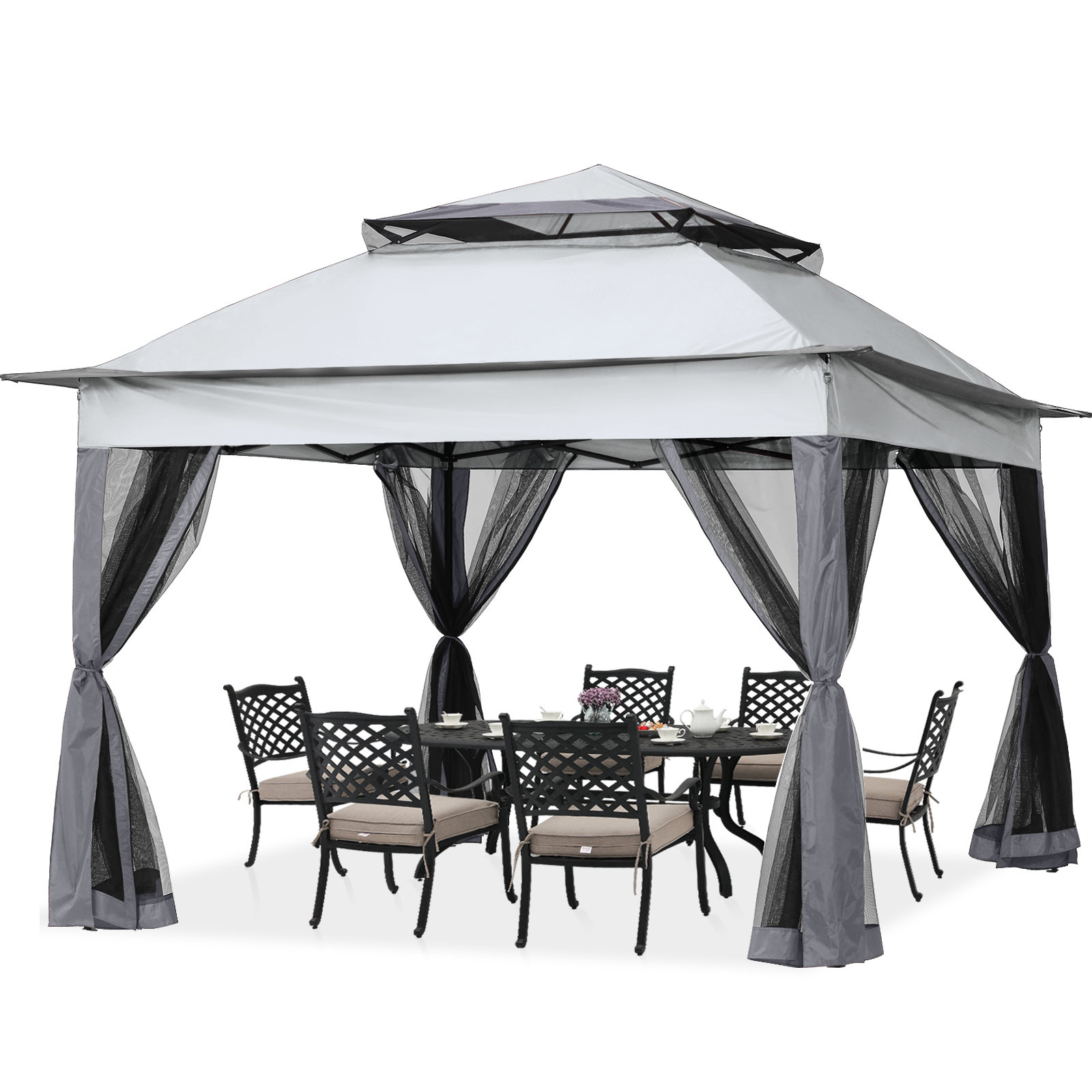 10x10Ft Outdoor Pop-Up Canopy Gazebo