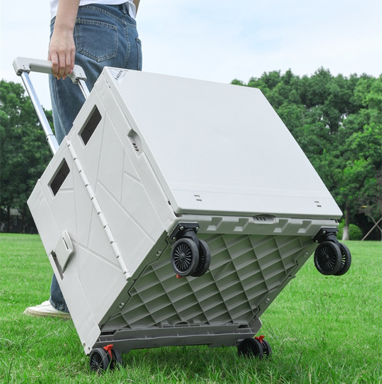 Portable Rolling Crate Handcart