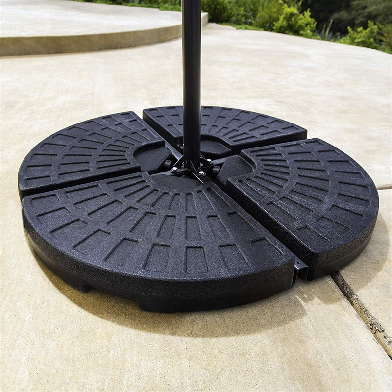 4PCS Fan Shaped Umbrella Base Stand