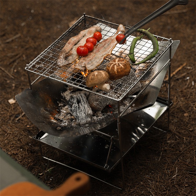 Multi-Function Folding Bonfire Stand