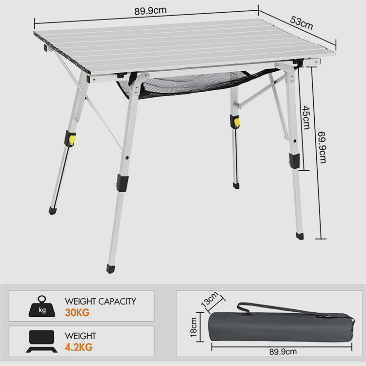 Portable Aluminium Folding Camping Table