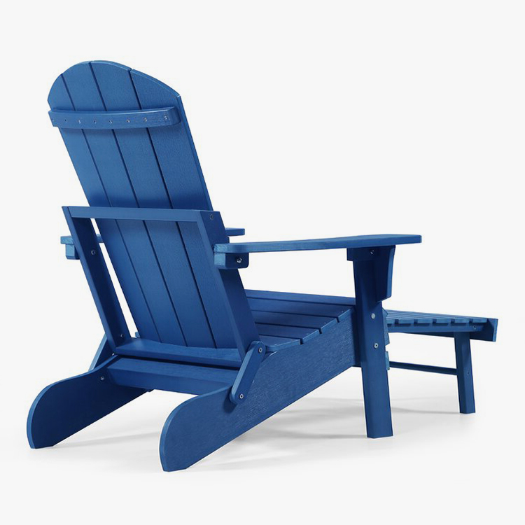 Resin Folding Adirondack Chair with Ottoman