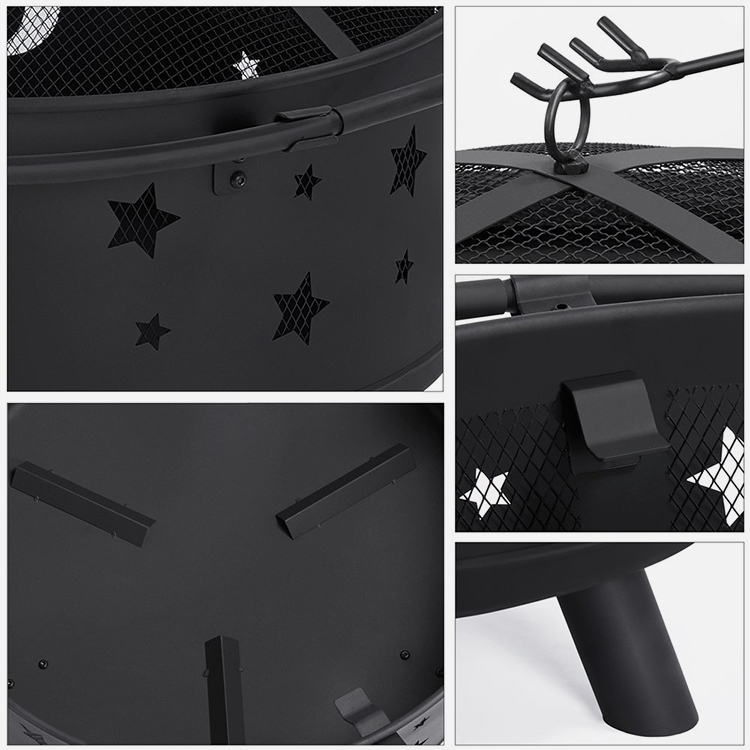 Outdoor 30'' Round Fire Pit