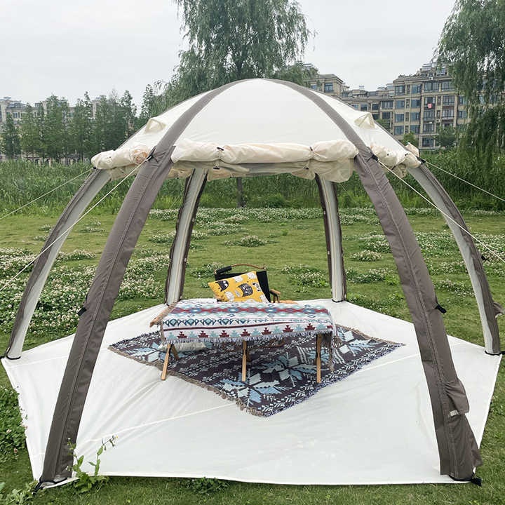 Camping Dome Inflatable Hexagon Tent